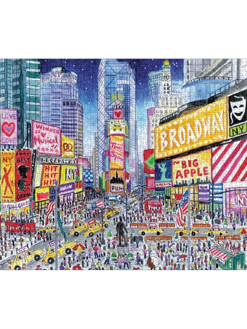 Michael Storrings Times Square 1000 Piece Jigsaw Puzzle